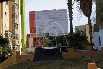 Accidente laboral en las obras del ARRU de Jinámar (Foto TA)